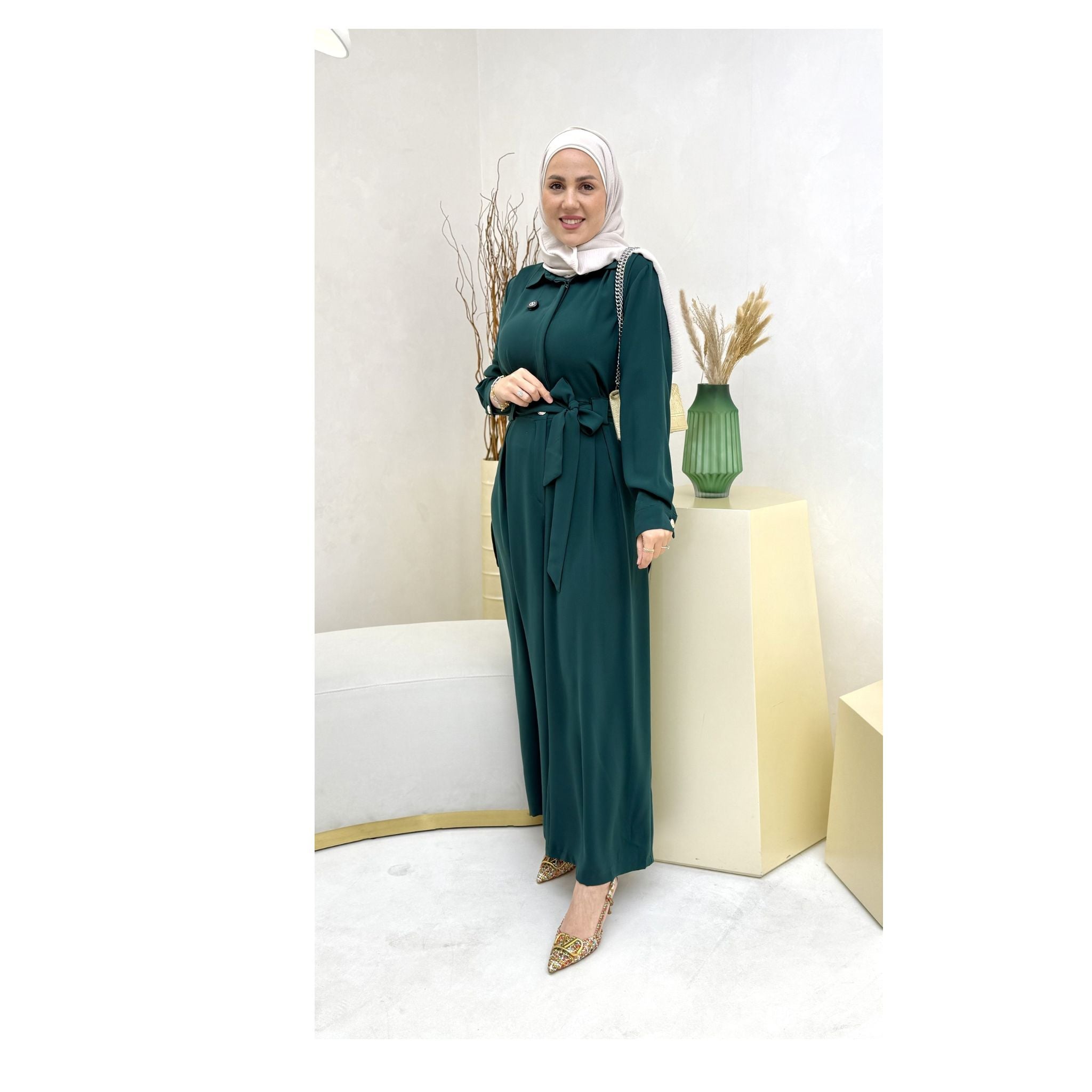 Luxe Tie-Waist Jumpsuit
