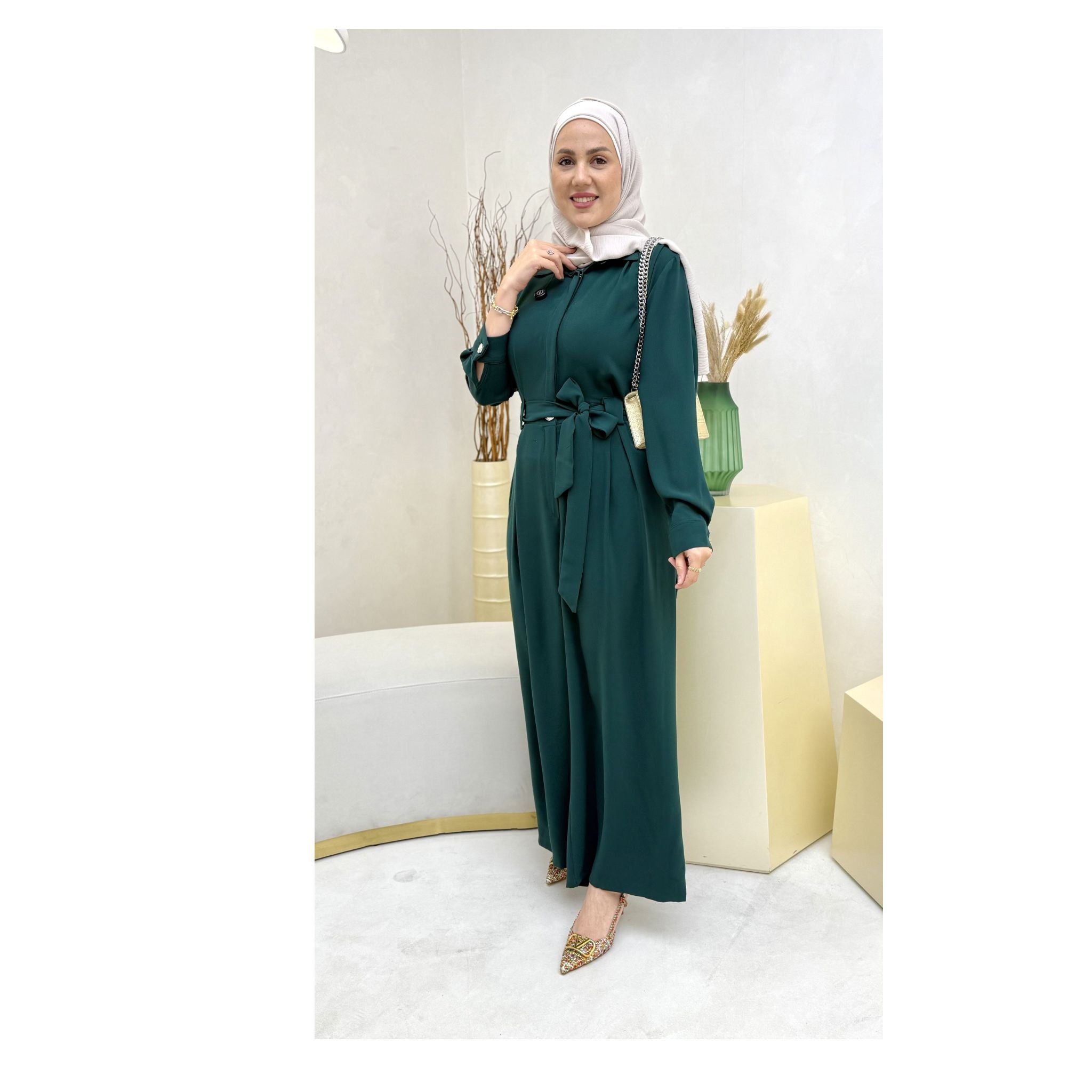 Luxe Tie-Waist Jumpsuit