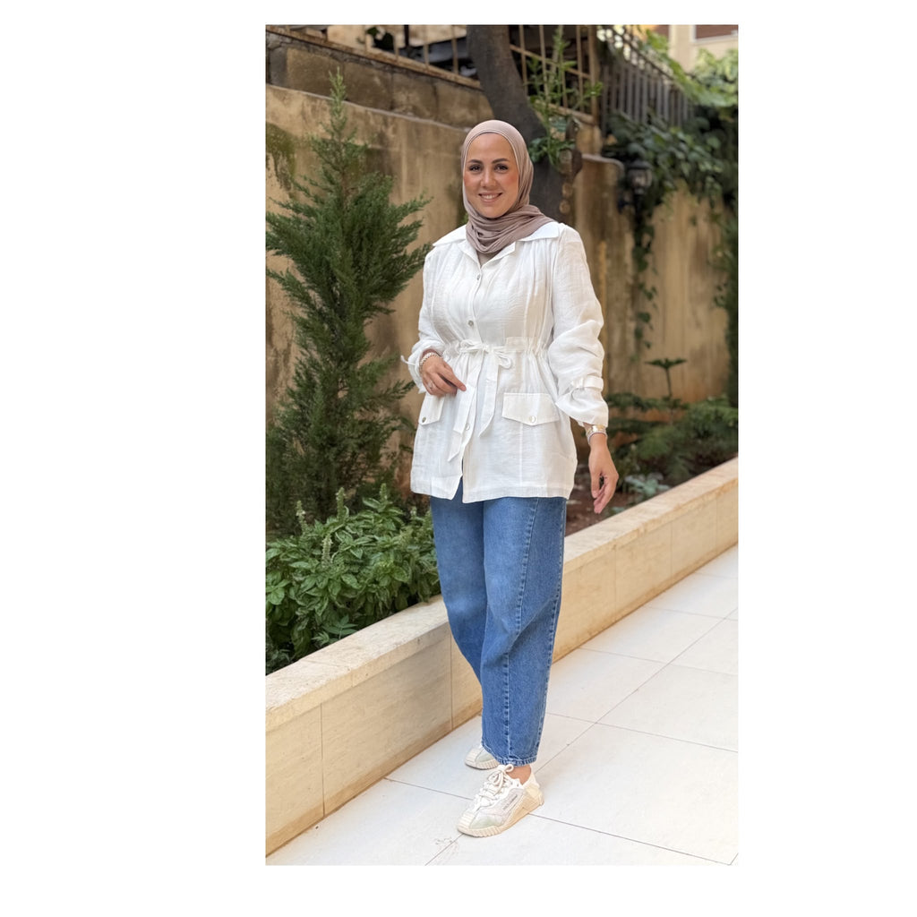 Luna Tie-Waist Shirt