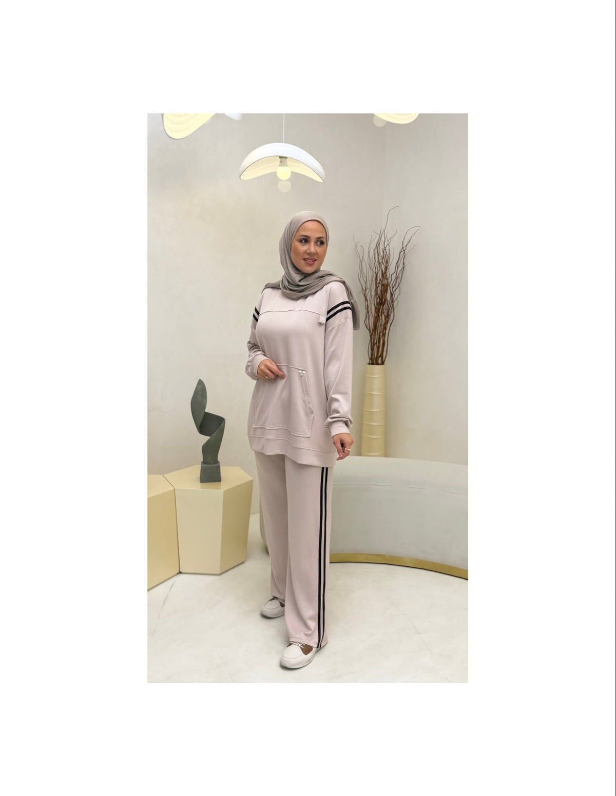 Ivory Stripe Luxe Set
