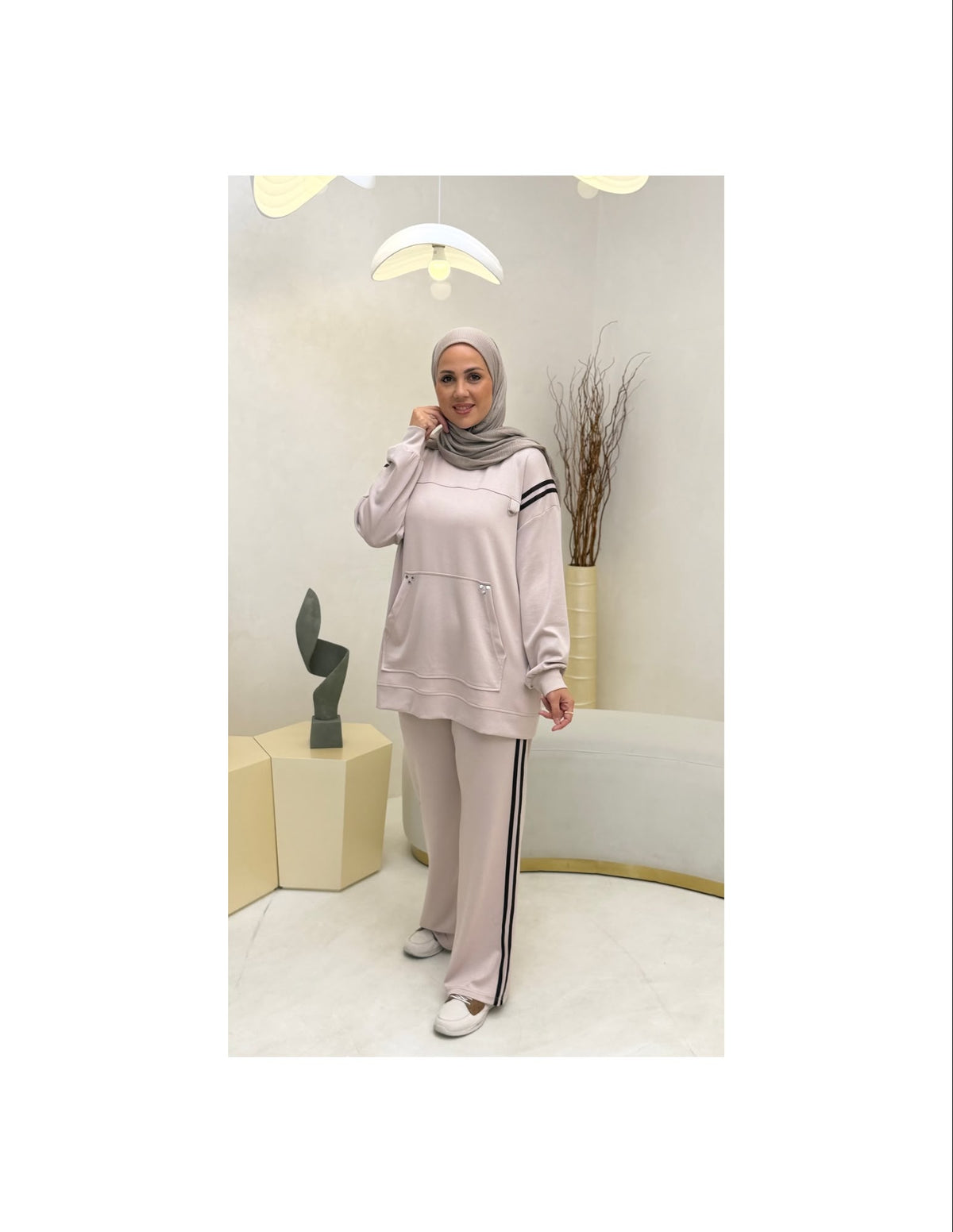 Ivory Stripe Luxe Set