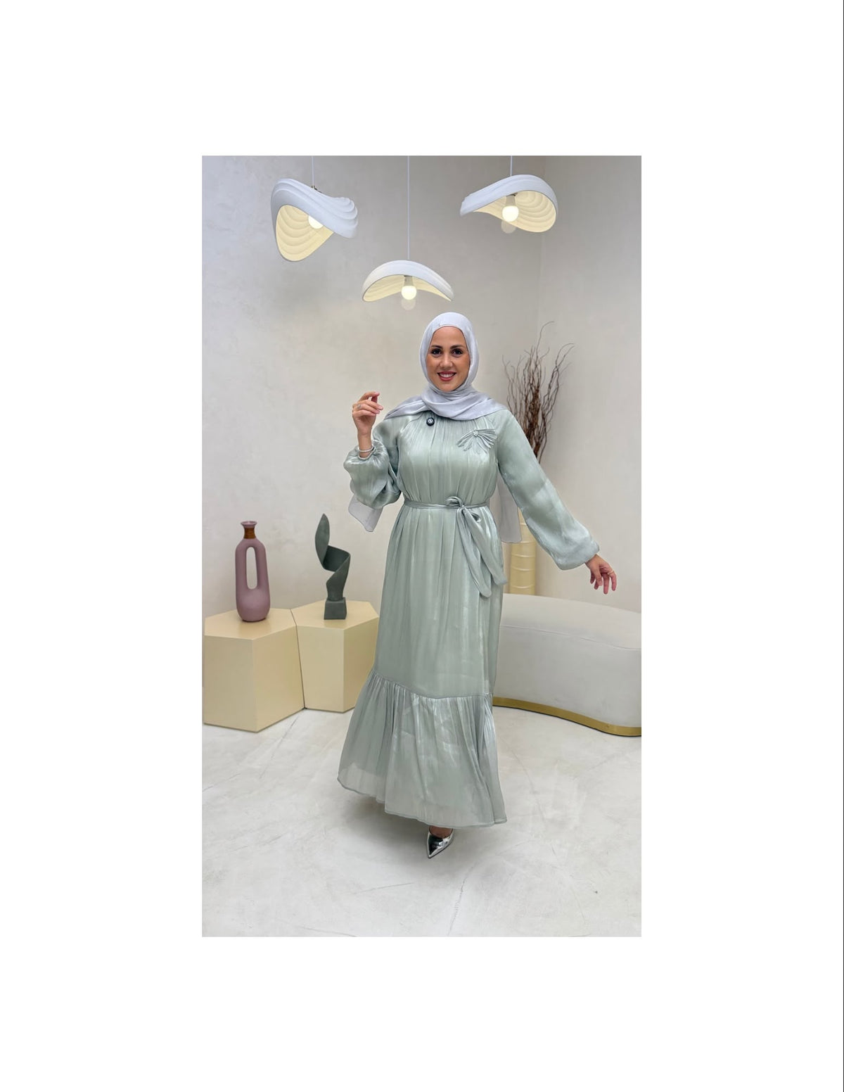 Rosé Grace Maxi Dress