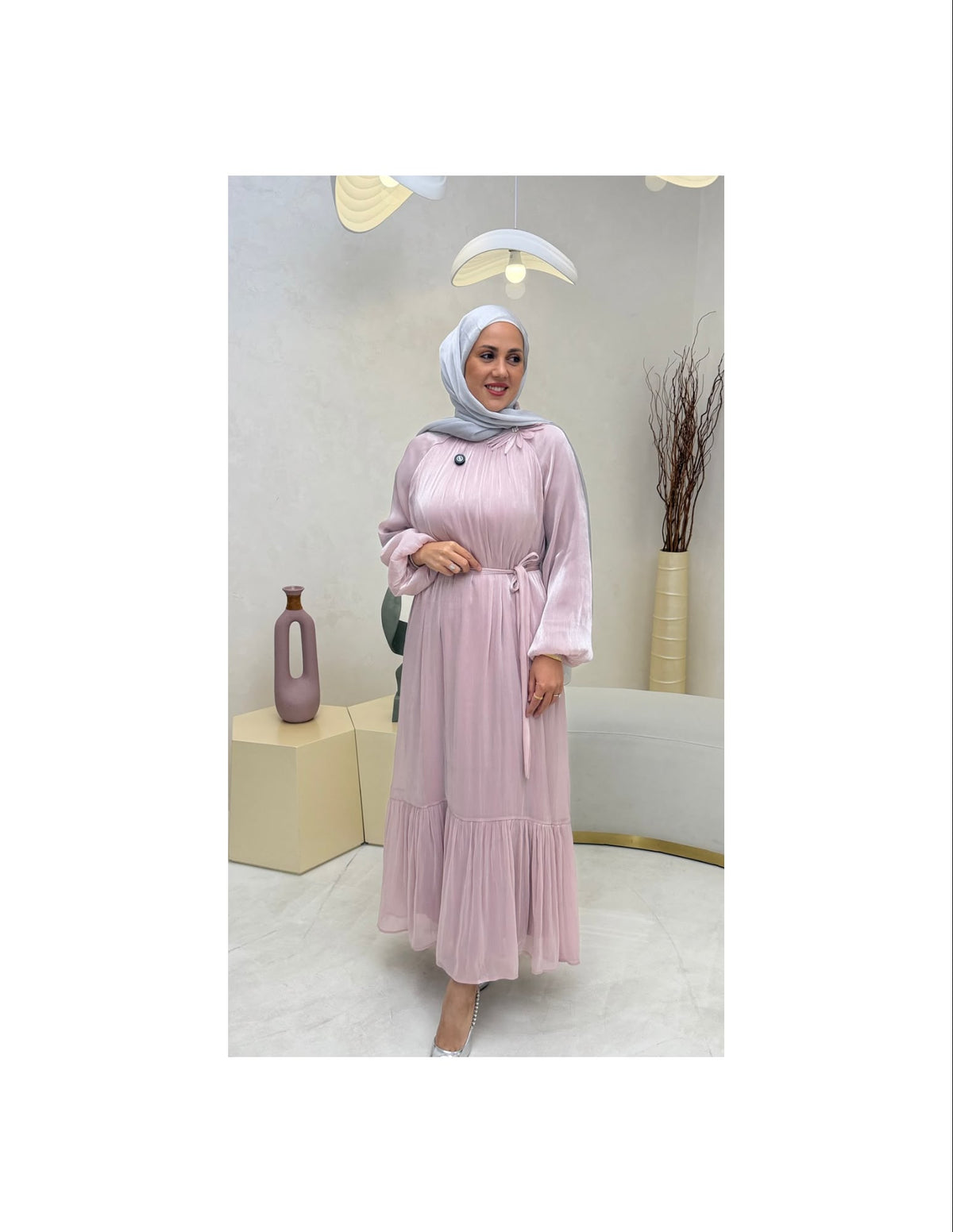 Rosé Grace Maxi Dress