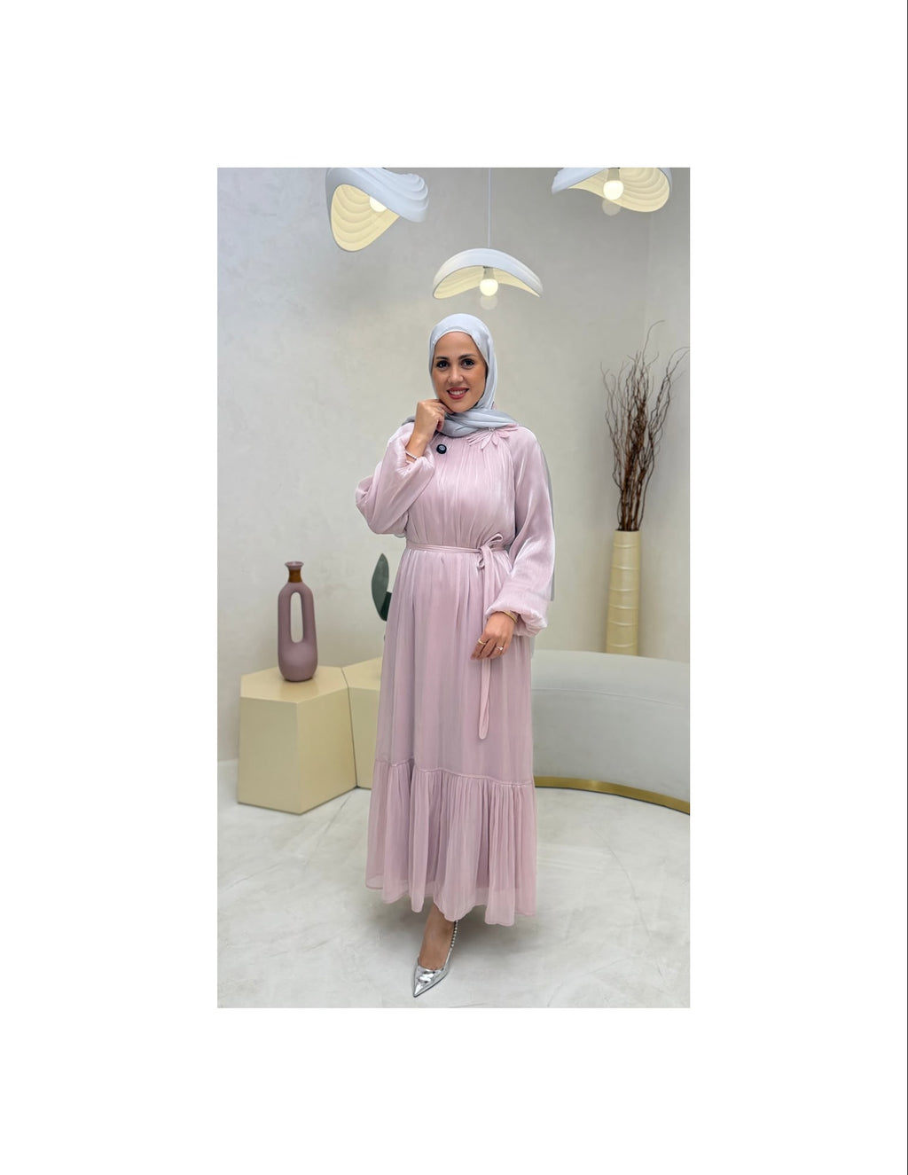 Rosé Grace Maxi Dress