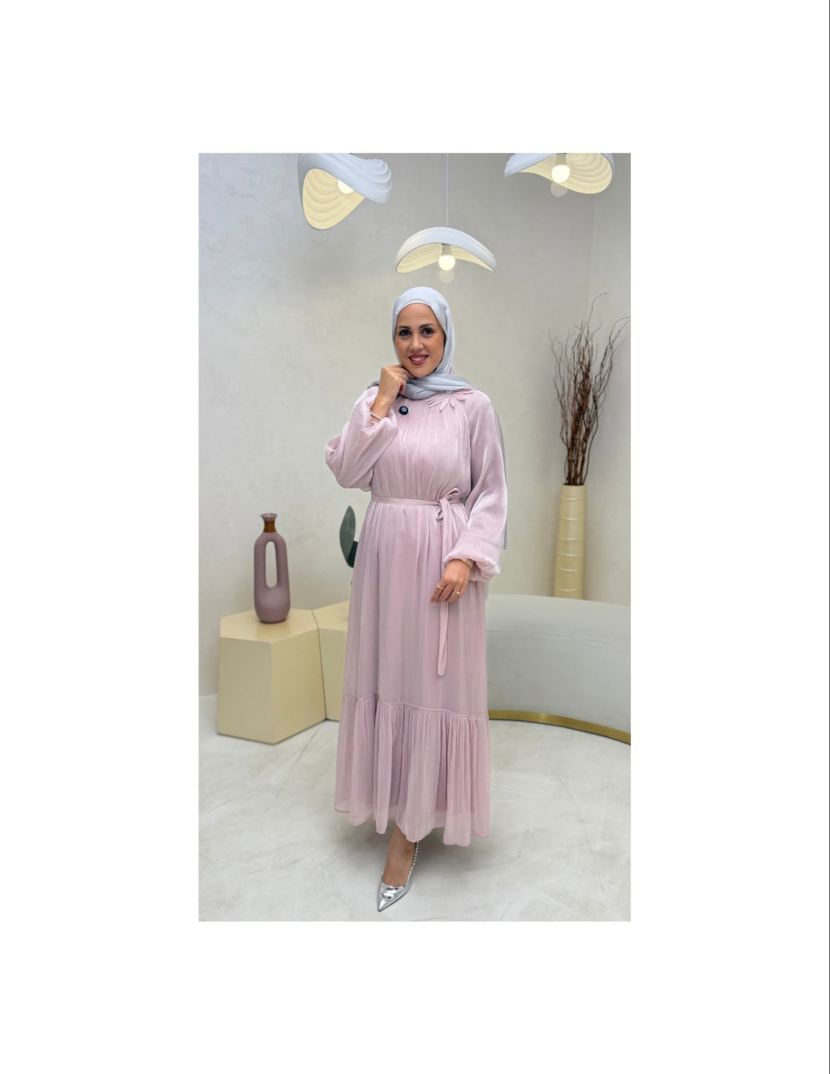 Rosé Grace Maxi Dress
