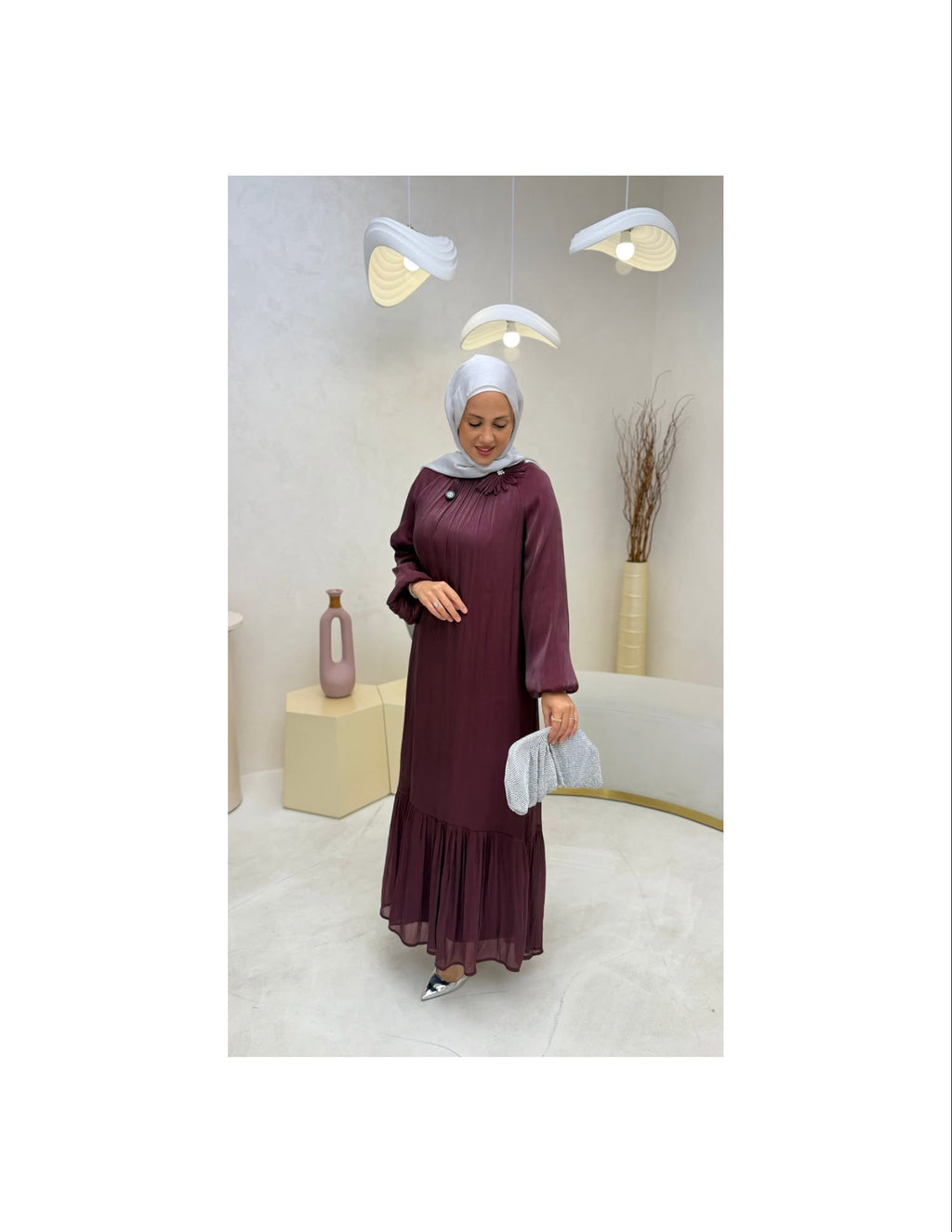 Rosé Grace Maxi Dress