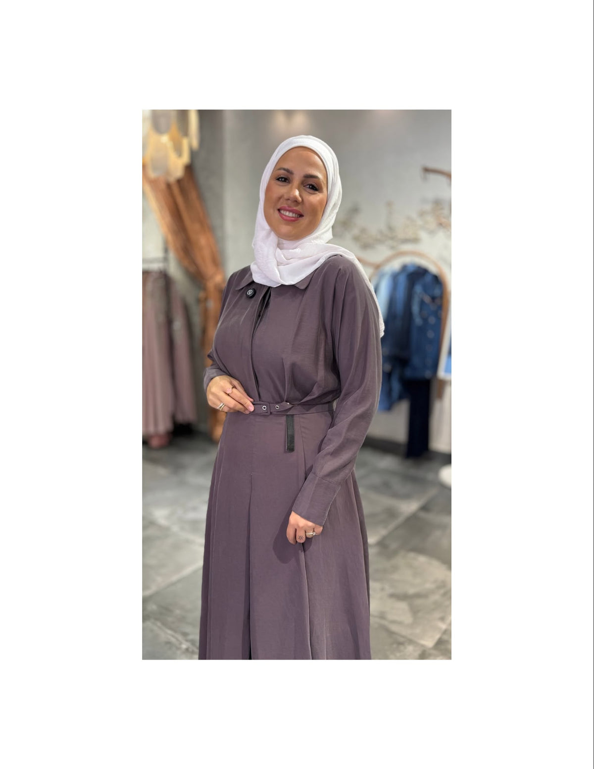 Regal Grace Belted Maxi Dress